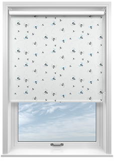 Bumble Bees, Fluorescent - Roller Blind